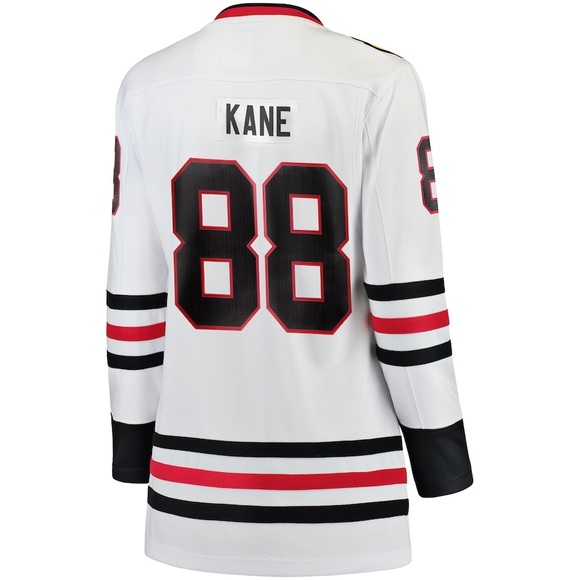 NWT Fanatics Women's Patrick Kane Chicago Blackhawks Breakaway White Jersey, L - Picture 3 of 13